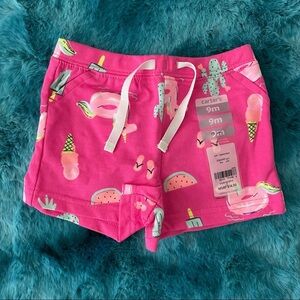 Carter’s Baby Girl Shorts Size 9 Months